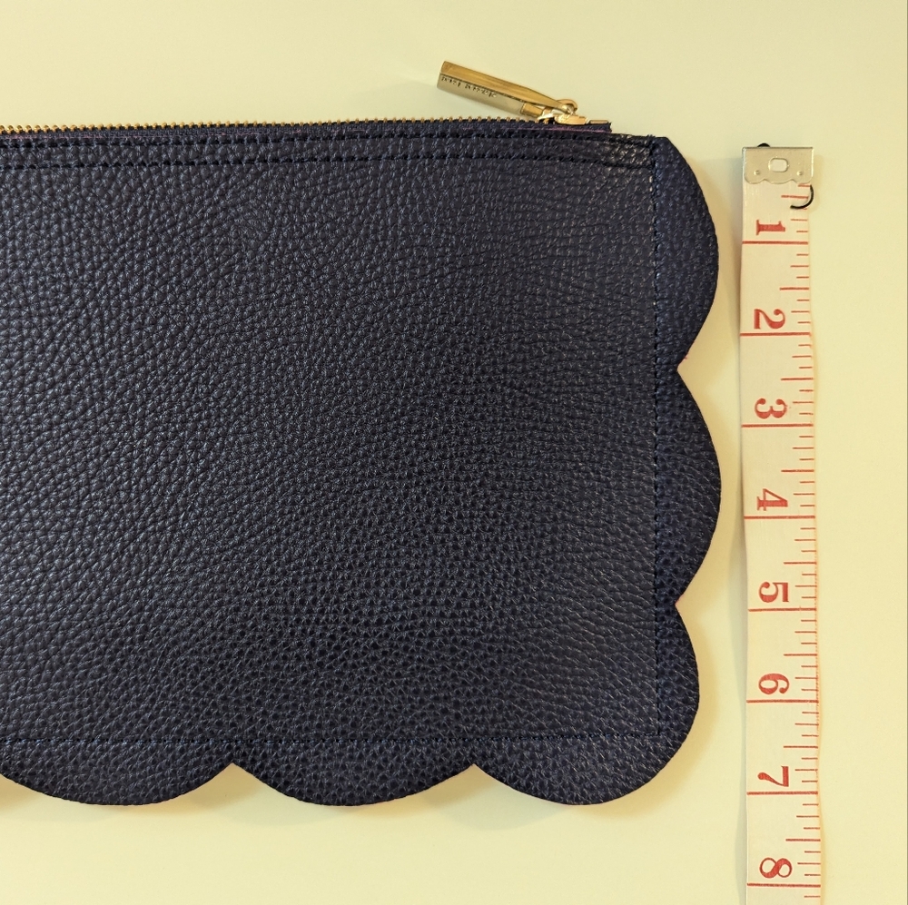 Pebbled Faux Leather Clutch - Picture 8 of 10